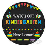 Lofaris Circle Watch Out Kindergarten Here I Come Backdrop